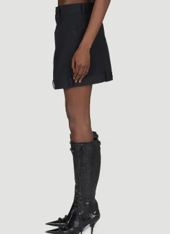 Deconstructed Mini Skirt