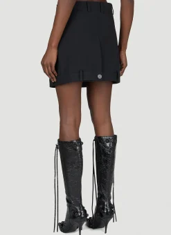 Deconstructed Mini Skirt