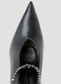 Delphine Ankle Strap Pumps