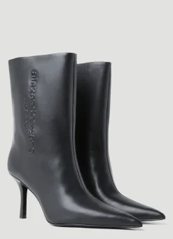 Delphine Leather Ankle Boots