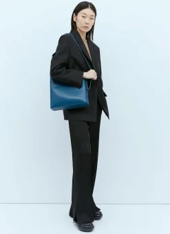 Demi Lune Leather Shoulder Bag