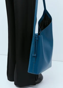 Demi Lune Leather Shoulder Bag