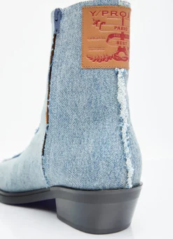 Denim Ankle Boots