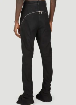 Denim Bolan Banana Zip Pants