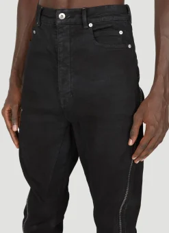 Denim Bolan Banana Zip Pants