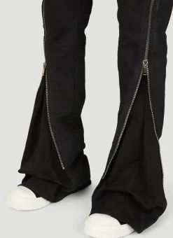 Denim Bolan Banana Zip Pants