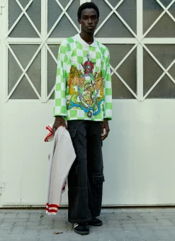 Denim Cargo Pants