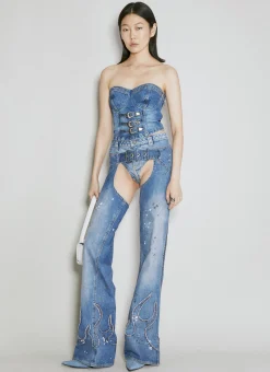 Denim Chaps Pant