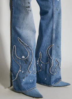 Denim Chaps Pant