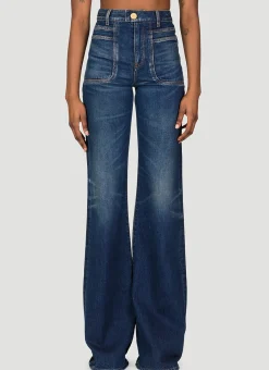 Denim Flared Jeans