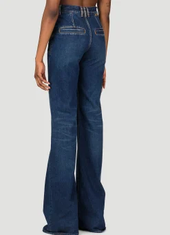 Denim Flared Jeans