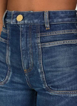 Denim Flared Jeans