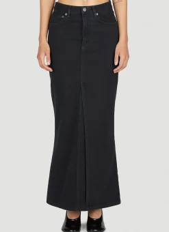 Denim Maxi Skirt