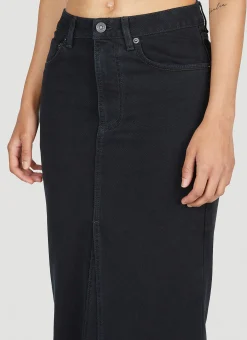Denim Maxi Skirt