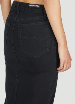 Denim Maxi Skirt