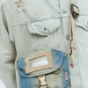 Denim Mini Messenger Bag