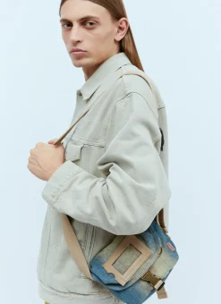Denim Mini Messenger Bag