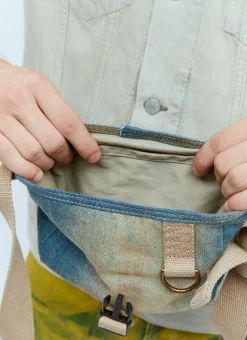 Denim Mini Messenger Bag