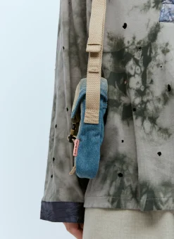 Denim Mini Pouch Crossbody Bag