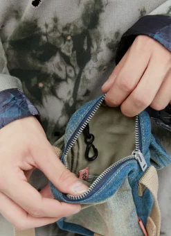 Denim Mini Pouch Crossbody Bag