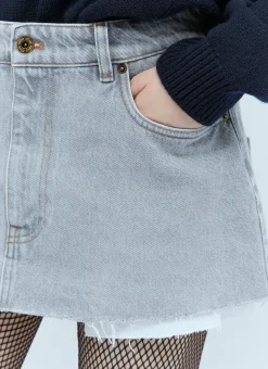 Denim Mini Skirt