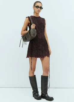 Denim Patchwork Mini Dress