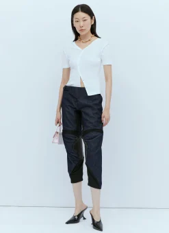 Denim Racing Pants