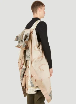Desert Damask Windbreaker Coat