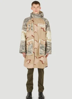 Desert Damask Windbreaker Coat