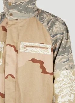 Desert Damask Windbreaker Coat