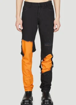 Destroyed Double Jeans