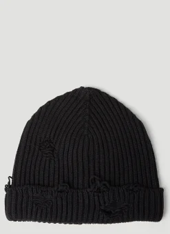 Distressed Beanie Hat
