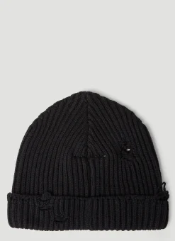 Distressed Beanie Hat