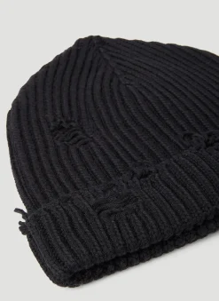 Distressed Beanie Hat