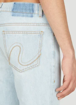 Distressed Denim Jeans