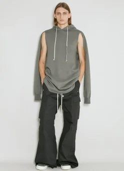 Distressed Hooded Sweatshirt
