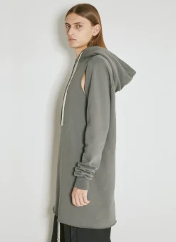 Distressed Hooded Sweatshirt