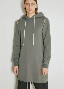 Distressed Hooded Sweatshirt