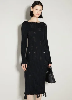 Distressed Knit Dress