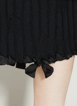 Distressed Knit Dress