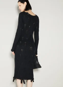 Distressed Knit Dress