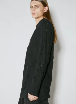 Distressed Knit Sweater