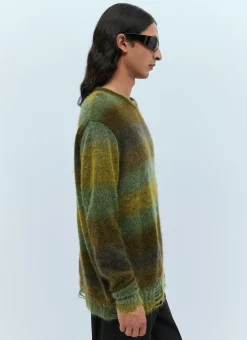 Distressed Oversized Mohair Sweater