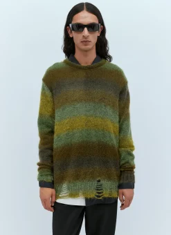 Distressed Oversized Mohair Sweater