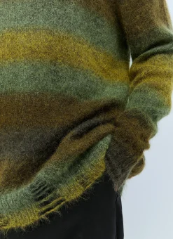Distressed Oversized Mohair Sweater