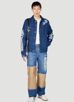 Distressed Patches Jeans