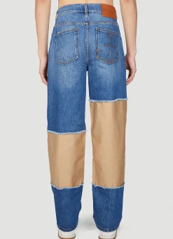 Distressed Patches Jeans