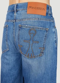 Distressed Patches Jeans