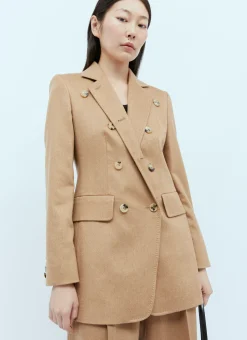 Double Breasted Wool Blazer
