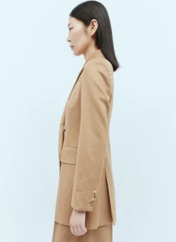 Double Breasted Wool Blazer
